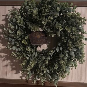 Bella Vita Green Eucalyptus Faux Leaf Wreath